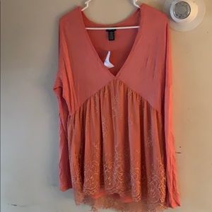 ✨pink Dressy sequence blouse✨